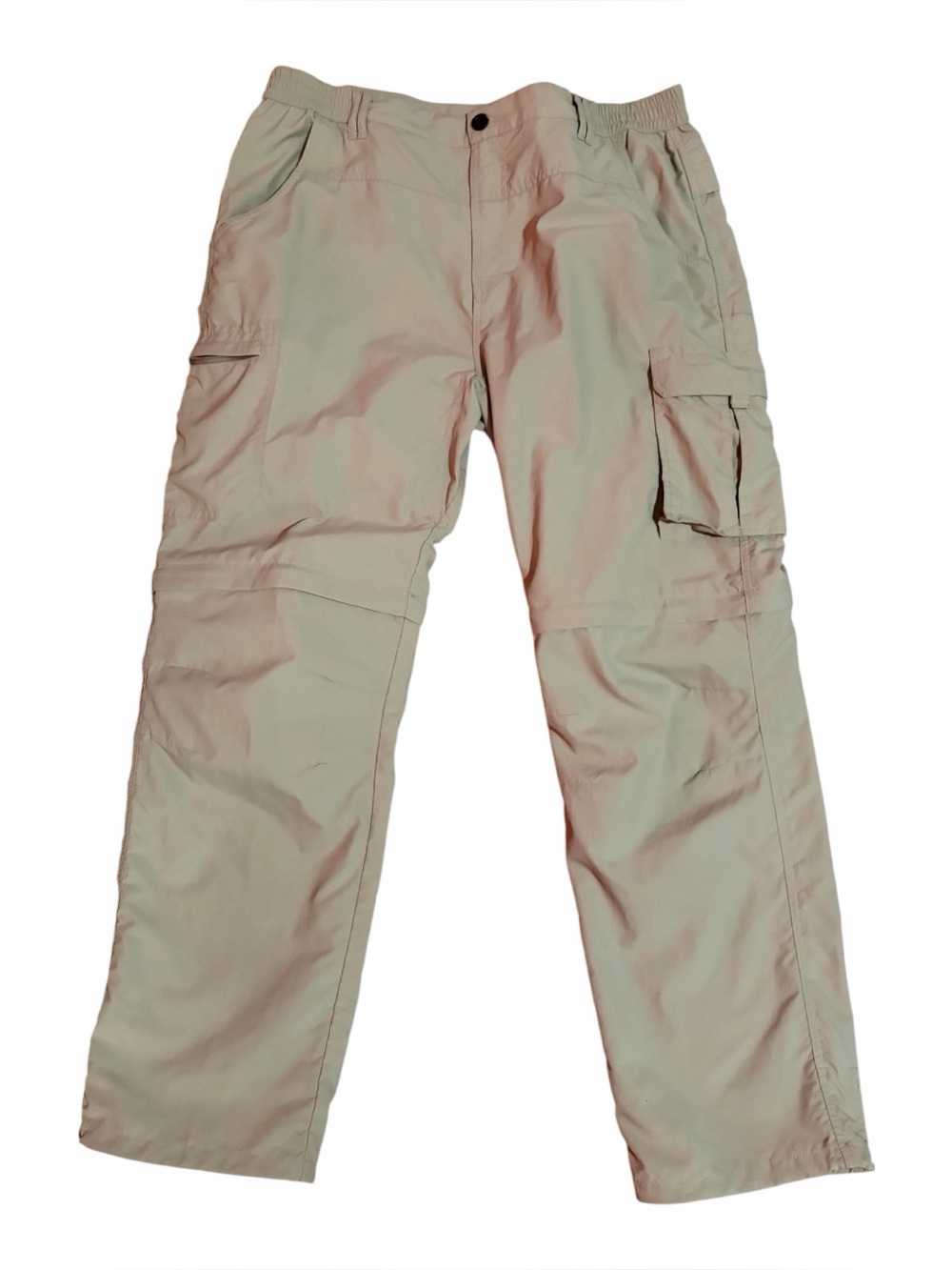 Mens Beige Nylon Convertible Cargo Pants  Unbranded Size 38